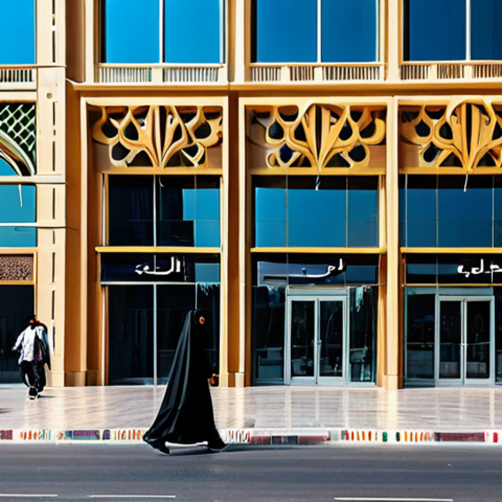 "A modern, diverse cityscape in Riyadh, showcasing new restaurants, cinemas, and entertainment venues, fully clothed people enjoying the amenities, appropriate content, safe for work, perfect anatomy, natural proportions, professional photography, high quality, daytime setting."