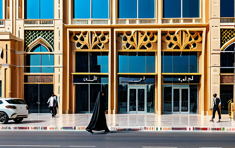 "A modern, diverse cityscape in Riyadh, showcasing new restaurants, cinemas, and entertainment venues, fully clothed people enjoying the amenities, appropriate content, safe for work, perfect anatomy, natural proportions, professional photography, high quality, daytime setting."