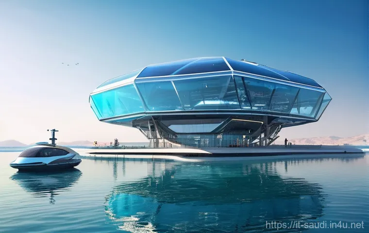 사우디아라비아 내 혁신적인 도시 프로젝트 - **Prompt for "Trojena"**:
    "An astonishing luxury mountain resort named 'Trojena' nestled within ...