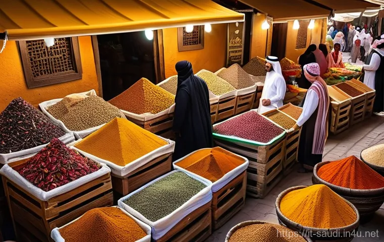 사우디아라비아 요리 강좌 및 클래스 - **A vibrant scene of a traditional Saudi Kabsa meal being shared amongst a family or group of friend... 사우디아라비아 요리 강좌 및 클래스 - **A vibrant scene of a traditional Saudi Kabsa meal being shared amongst a family or group of friend...